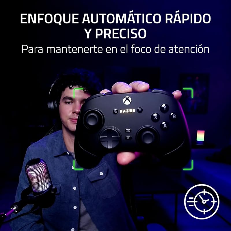 Kiyo V2 X - Webcam Full HD 1080p, 60 FPS para criadores - Autofoco - Objetiva grande angular - Microfone incorporado - Compatível com Open Broadcaster Software e Xsplit | Branco