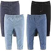 The Peanutshell Baby Boys or Girls Jeggings Set - Soft Stretchy Pants Boy & Girl Leggings, Infant and Toddler Clothes - Denim