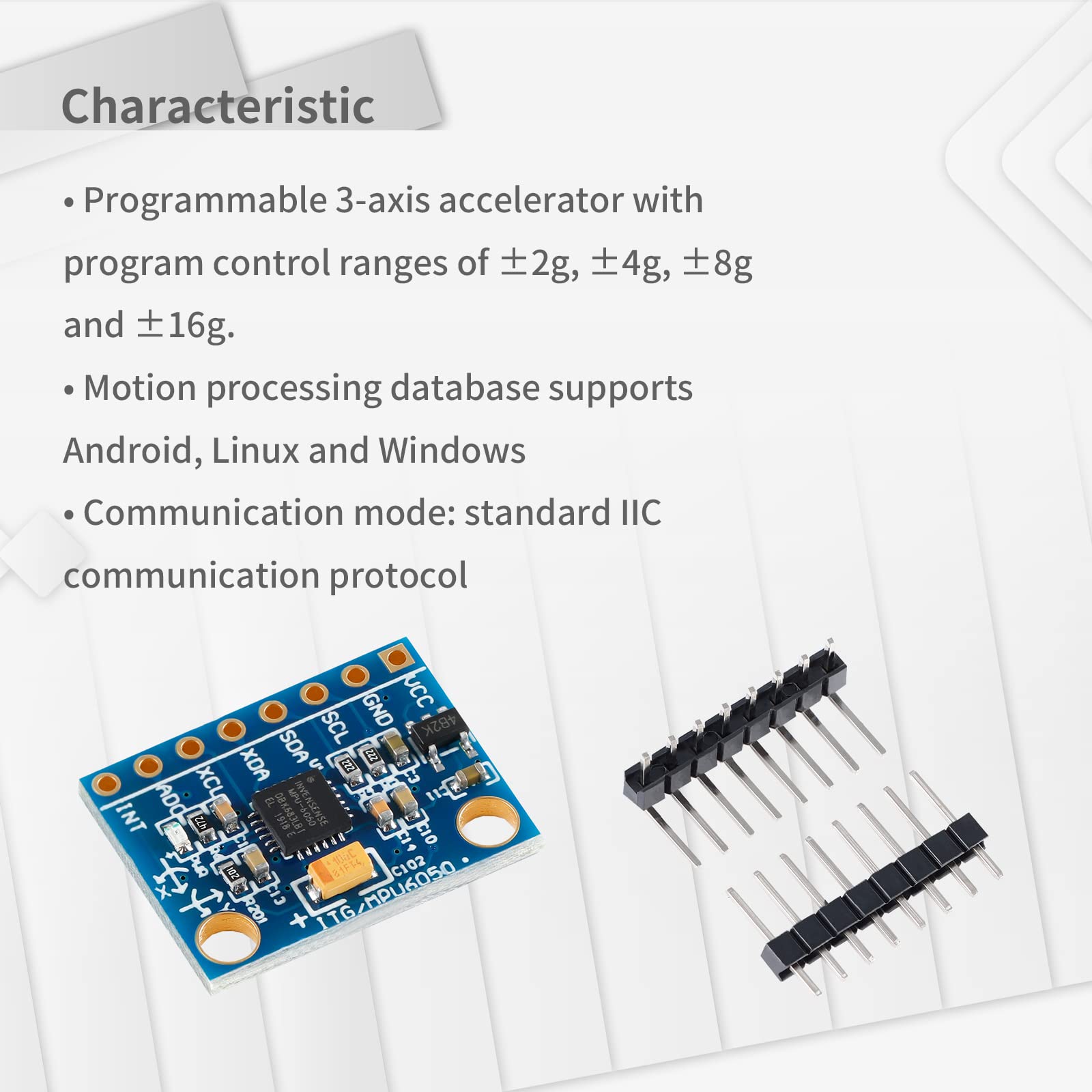 EC Buying GY-521 MPU6050 3 Axis Accelerometer