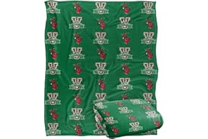 LOGOVISION Official Collegiate Logo Pattern Collection Silky Touch Super Soft Throw Blanket Collection