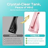 COSLUS C20 Water Flosser 300ml Tank IPX7 Rechargeable Pink view 5