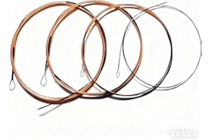 Generic Pipa Strings Set Steel Core Copper & Nylon Wound for Chinese Instruments