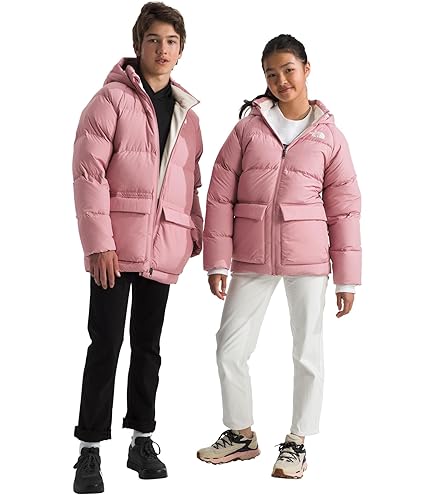 【THE NORTH FACE】GIRL'S DOWN PARKER JAKET The North Face North Down Fleece-Lined Parka Jacket for
