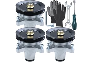 FULAIGE 3 Pack 121-0751 Spindle Assembly with 125-5575 Pulley Replaces Toro Timecutter Spindle Assembly 139-3214 Spindle Toro, 117-7439 Spindle 117-7267 for Toro Timecutter SS5000 SS5060 MX5050 Mowers
