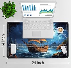 JVGFYNKL for TCG Playmat, Playmat with Zones, 24x14