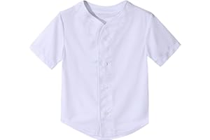 Yuji Itadori Kids Baseball Jersey Button Boys Short Sleeve T Shirts Hip Hop Fashion Casual Sports Solid Color Shirt