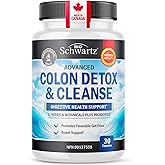 Colon Cleanse & Detox for Digestive Support - Stool Softener & Constipation Relief for Adults - Gut Health & Bowel Support wi