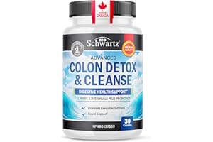 Colon Cleanse & Detox for Digestive Support - Stool Softener & Constipation Relief for Adults - Gut Health & Bowel Support wi