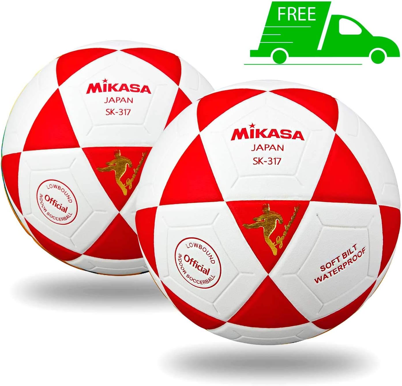 Mikasa SK-317 - Balón de fútbol para Interiores (2 Unidades ...