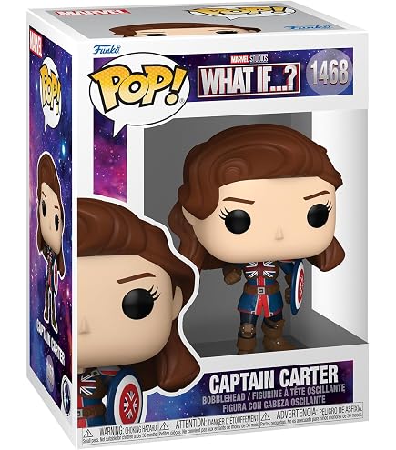Amazon.com: Funko POP Marvel: What If? - Captain Carter, Stealth