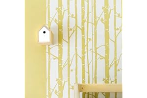 STENCILIT® Birch Forest Wall Stencil - XL Stencil 24x37 in, Tree Wall Stencils for Painting Large Pattern, Modern Large Wall Stencils Boho