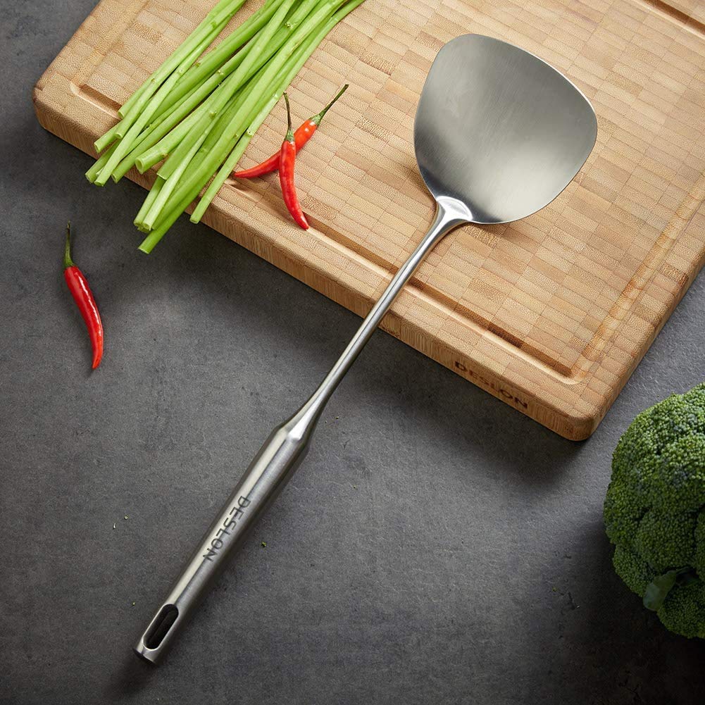 DESLON 304 Stainless Steel Turner Spatula,Kitchen Spatula Heat