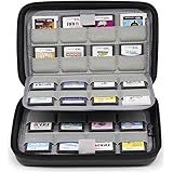 Sisma 64 Game Card Holder Storage Case for Nintendo 3DS 2DS DS Game Cartridges - Black