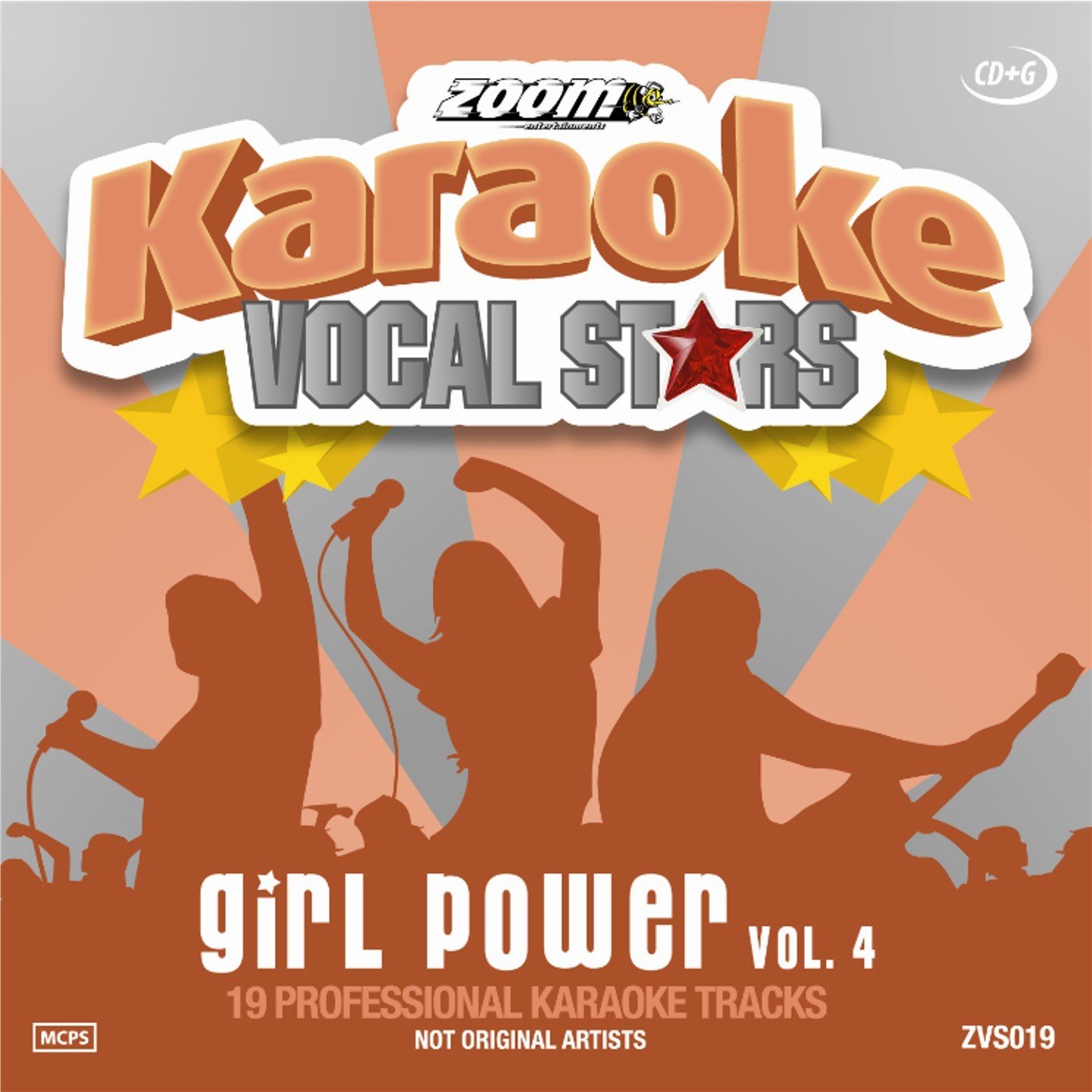 Zoom Karaoke CD+G - Girl Power - Vol. 4 - Vocal Stars Karaoke Series 19 [Card Wallet]
