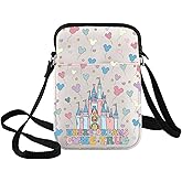 BWWKTOP Enchanted Kingdom Crossbody Bags Fantasy Land Inspired Gifts Crossover Shoulder Bag Fairy Tale Vacation Merch