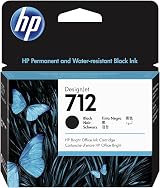 HP 712 Black 80ml High Capacity Ink Cartridge 3ED71A DesignJet T650 T630 T250 view 1