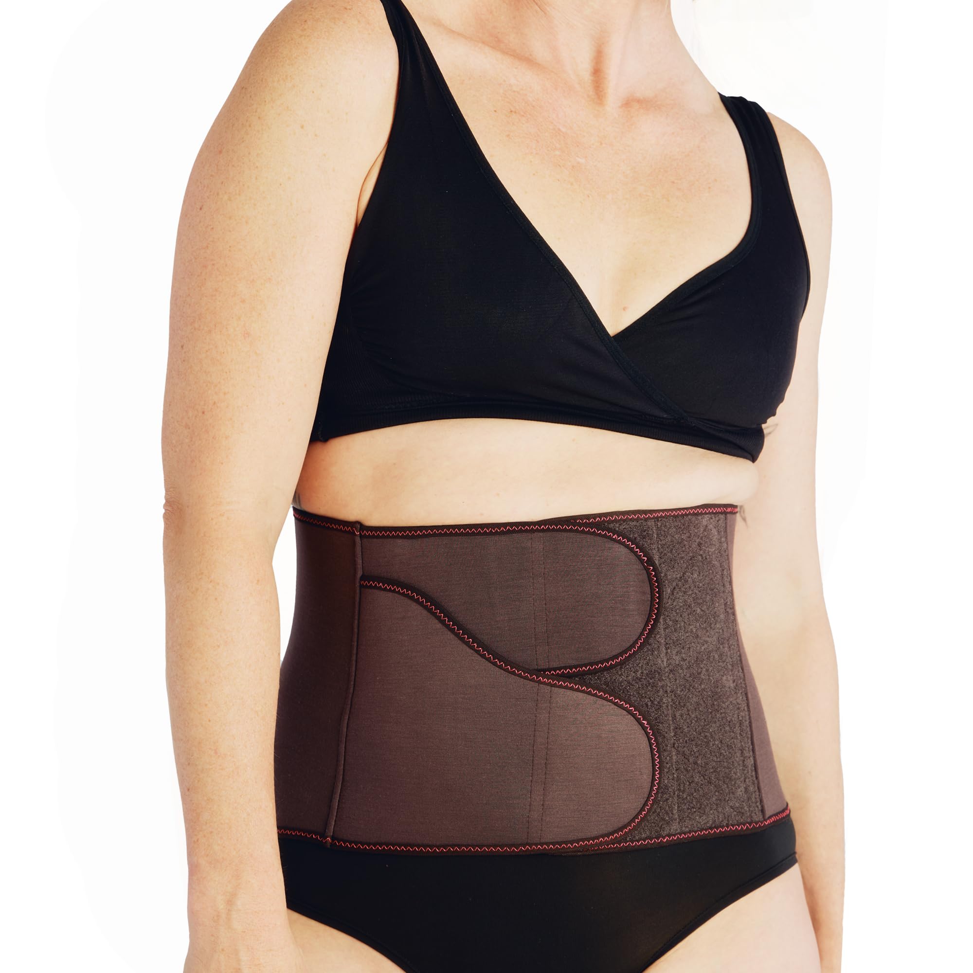 Belly Bandit Women's B.F.F Belly Wrap - Postpartum Tummy Tucker - Brown - Medium