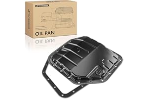 A-Premium Transmission Oil Pan with Drain Plug & Gasket Compatible with Toyota Corolla 2009-2017, Echo 2000-2005, Matrix 2003