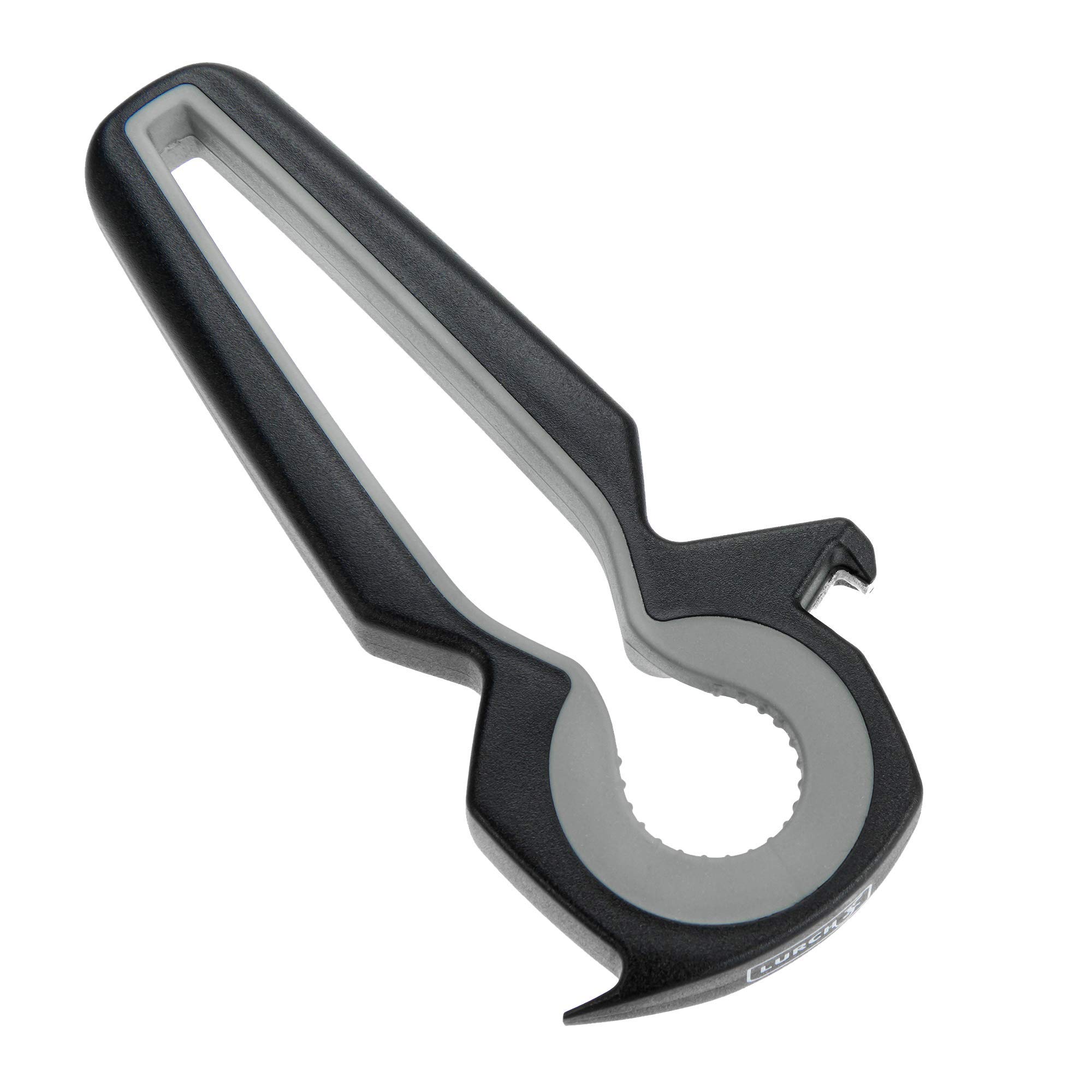 Lurch 240330 Multi Opener for Bottle Caps, Screw Caps, Vacuum Jars and More, Plastic, Black, Grey