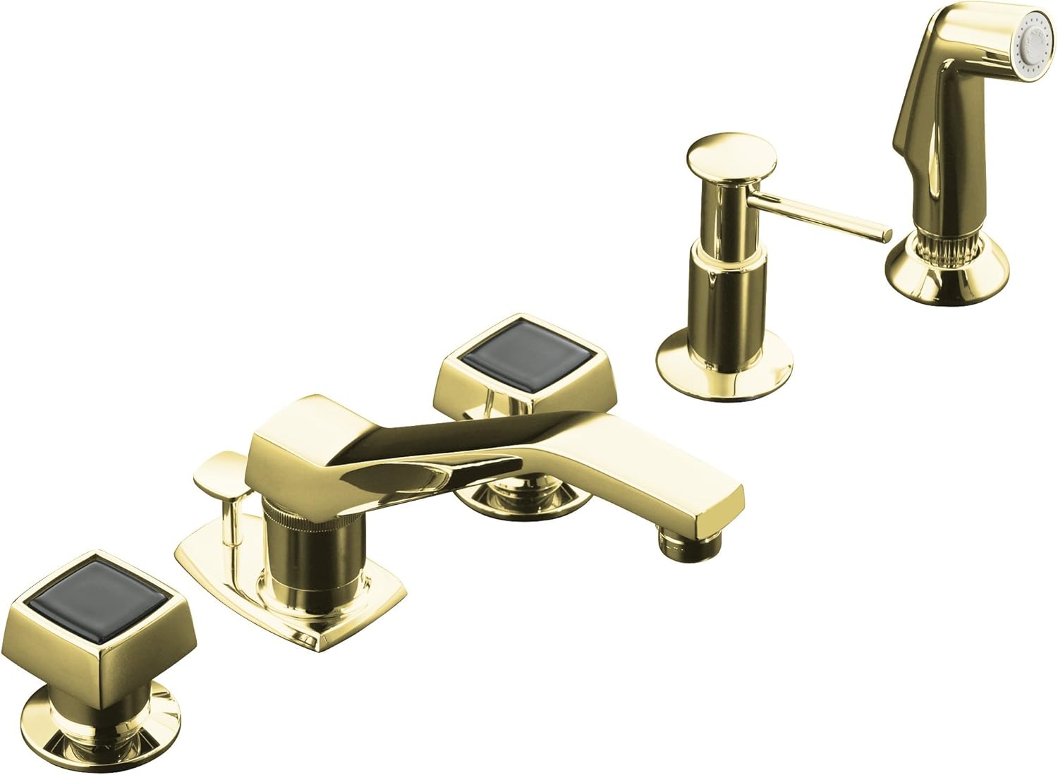 Kohler alterna generalizada baño champú llave, Vibrant Polished Brass