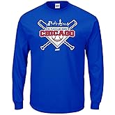 Chicago Baseball Fans. No Place Like Home Royal T-Shirt (Sm-5X)