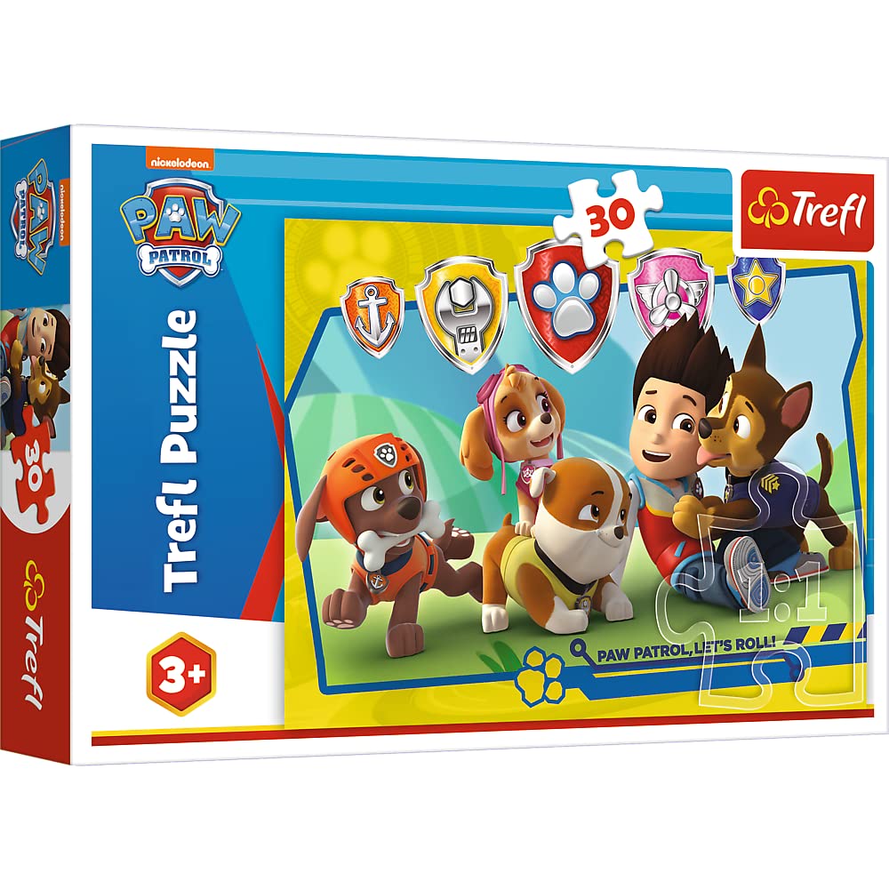 Trefl, Ryder and Friends PAW Patrol Jigsaw Puzzle, 30 Pieces, for Children Aged 3+