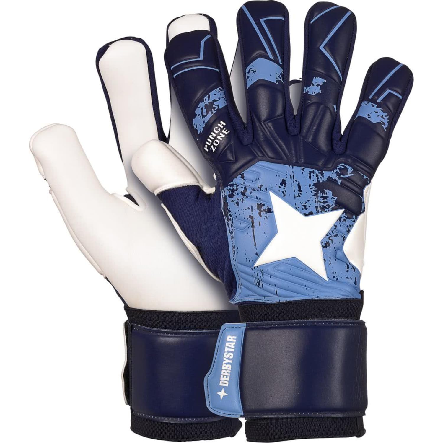 Derbystar Gloves-502095 Gloves Blue/Dark/Blue 8.5