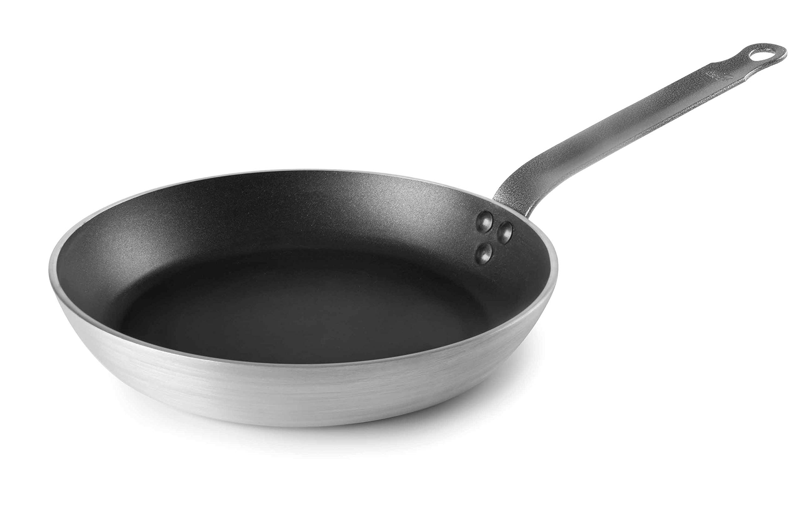 Lacor 21722 Tricapa Plus with Bottom Frying Pan, 22 cm, Silver/Black