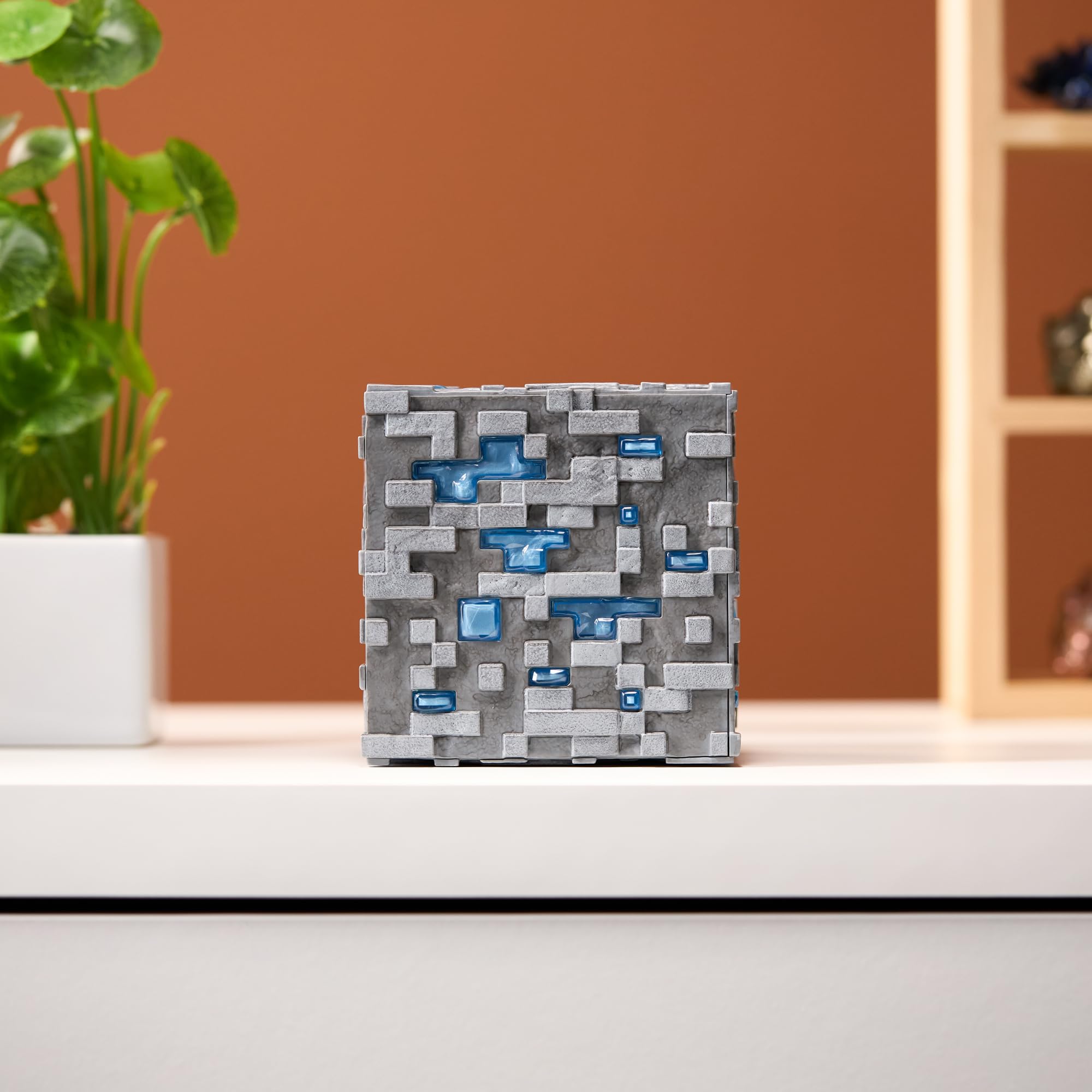 The Noble Collection Minecraft Diamond Ore illuminating Collector Replica