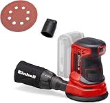 Einhell 18V Cordless Random Orbital Sander Power X-Change TE-RS 18 Li-Solo Dust view 1