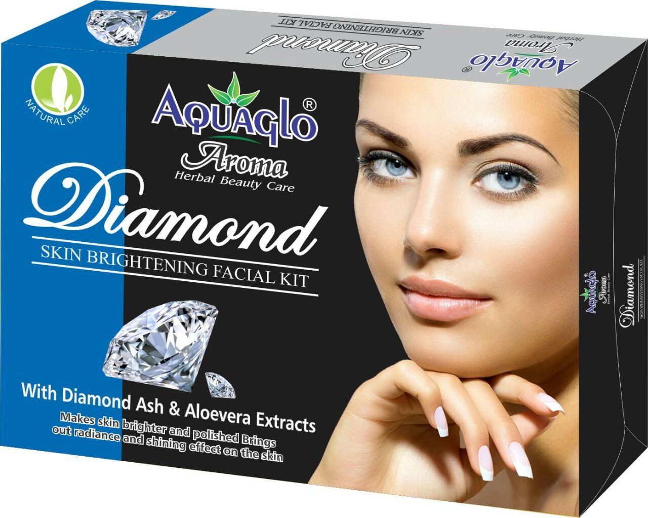 Diamond Skin Brightening Facial Kit Of Aquaglo 325 Gm Amazon In Beauty