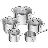 Silit Toskana Topfset 5-teilig, Töpfe mit Glasdeckel