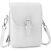 befen Genuine Leather Small Crossbody Bags for Women Cross Body Bag Purses Cell Phone Purse for Travel with RFID Card Slots