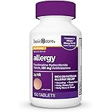 Amazon Basic Care Allergy, Fexofenadine Hydrochloride Tablets-180 mg, Peach, 150 Count (Pack of 1)