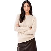 Chanyarn Women's 100% Pure Cashmere Sweater 2026 Fall Winter Crew Neck Long Sleeve Warm Soft Knitted Pullover