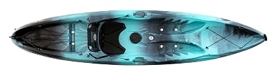 Perception Tribe 11.5 | Sit on Top Kayak for All-Around Fun | Large Rear Storage with Tie Downs | 11' 5" | Dapper