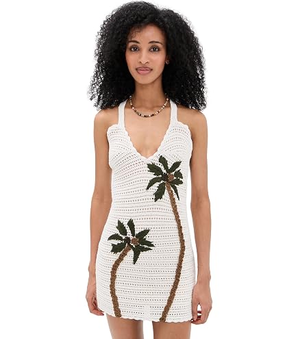 Show Me Your Mumu Maizy Cutout Dress Paradise Island Knit XS at Amazon Women's Clothing store
