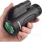 8X32 Monocular Telescope for Adults High Powered – Waterproof, BAK4 Prism, FMC Lens, Compact Spotting Scope for Bird Watching, Hiking, Travel, Camping & Outdoor Exploration