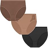 PLAYTEX Women's Microfiber Underwear w/High Cut, 3-Pack, Plus Size Panties Available, Cool Comfort, Stay-Put Design