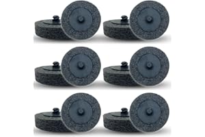 WA GRINDER 12PACK - 2" inch Quick Change Silicon Carbide Non-Woven Polishing Disc, Nylon Fiber Surface Preparation Disc, Debu