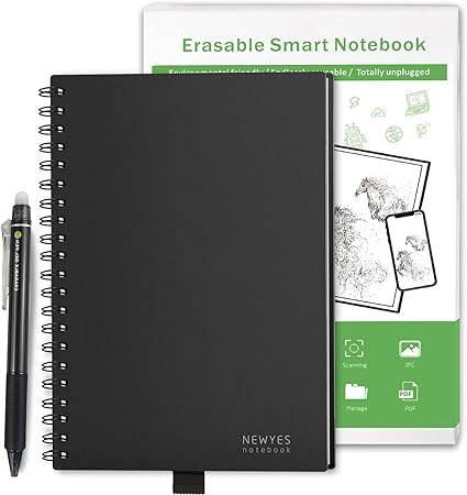 Amazon Homestec スマートノート 消せる機能のノート デジタルノート 電子文具 おもしろ 文房具 メモ 付箋 手帳 おしゃれ 一瞬で消せる 学習ノート 単語帳 筆談ボード B5 メモ帳 文房具 オフィス用品