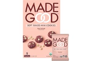 MADE GOOD MadeGood Red Velvet Soft-Baked Cookies, 0.85oz Each, Organic Snacks