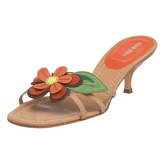 miu miu flower sandals