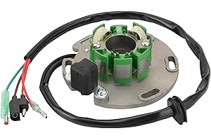 WOOSTAR 6 Coil 4 Wire Magneto Stator Replacement for Suzuki 1989-1995 RM125 RM250 RM 125 250 OEM 32101-27C00 32101-27C01 3210