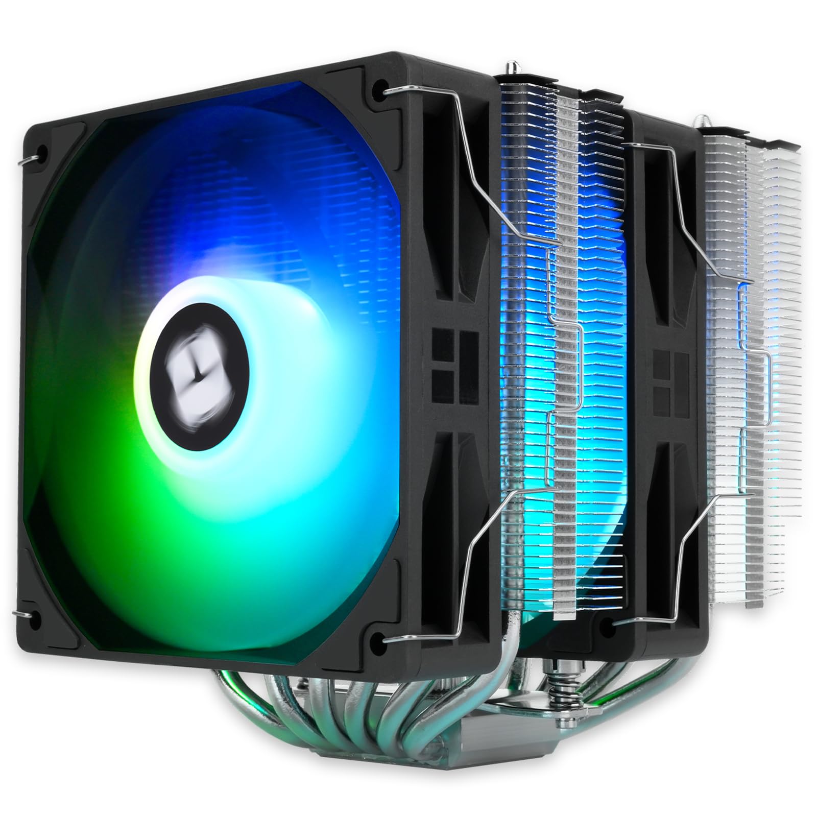 Thermalright Peerless Assassin 120 SE ARGB Black V2 CPU Air Cooler - 6 Heat Pipes AGHP GEN 5.0 Technology | 1850RPM PWM 120mm Fans, for Intel 1851/1700/115X/1200, AMD AM4/AM5