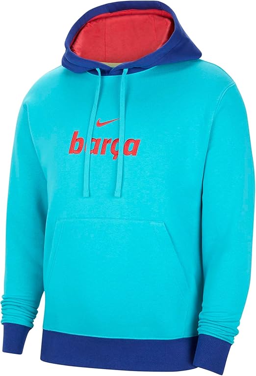 Buy Nike navy FC Barcelona Tech Fleece Authentic Hoodie for Men in MENA, Worldwide