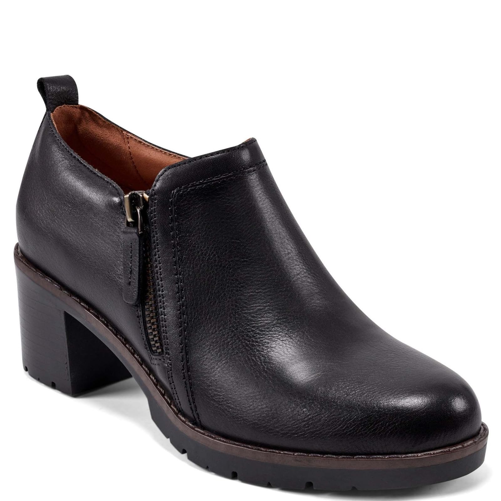 Easy Spirit Cosa Women’s Slip On, 7.5 C/D US, Black Leather