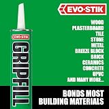 EVO-STIK GRIPFILL Gap Filling Adhesive 350ml Buff Pack of 3 view 4