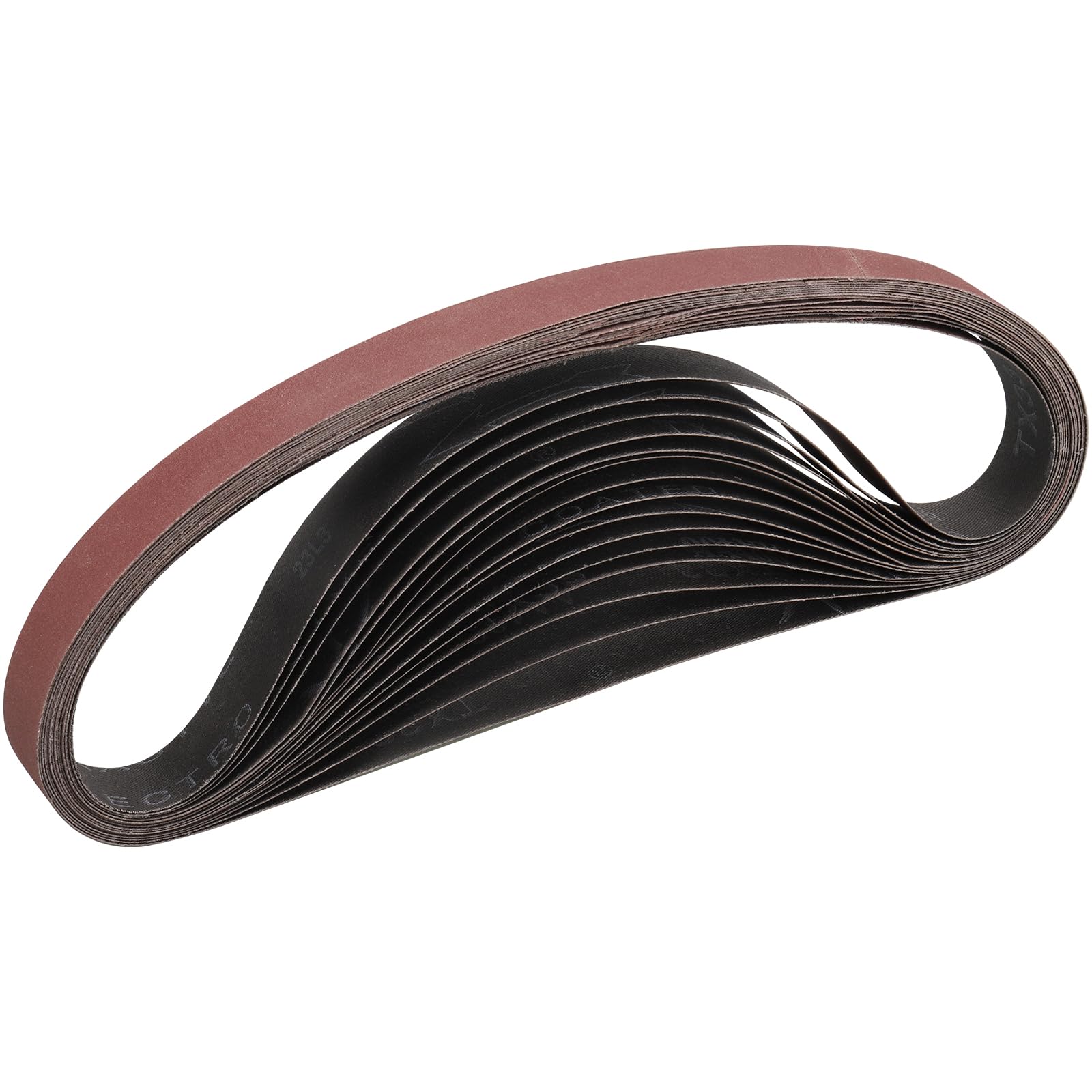 STEBRUAM Sanding Belt 25 x 762 mm,15PCS 180 Grit