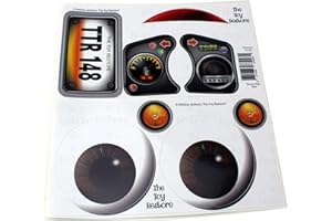 THE TOY RESTORE Replacement Decals Stickers Fits Little Tikes Newer Cozy Coupe (has Eyes for Headlights) Brown Eyes